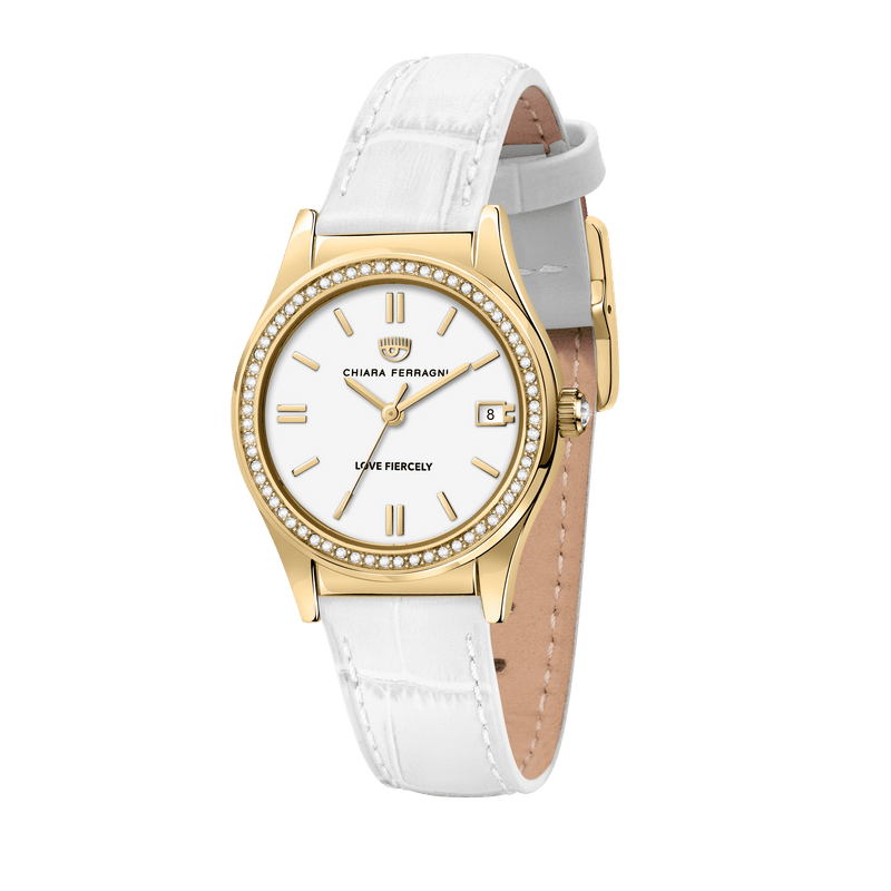 Chiara Ferragni Contamporary White 32mm Watch Bevilles Jewellers 