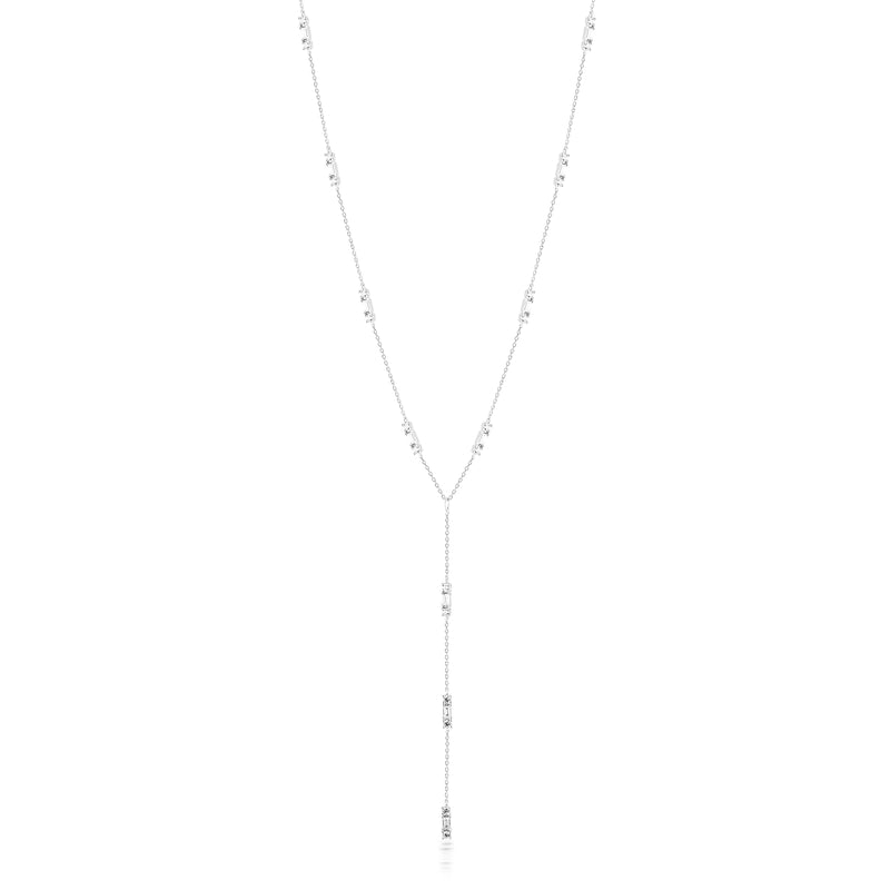 GEORGINI THE LAYERED EDIT TOLU NECKLACE SILVER Bevilles Jewellers 