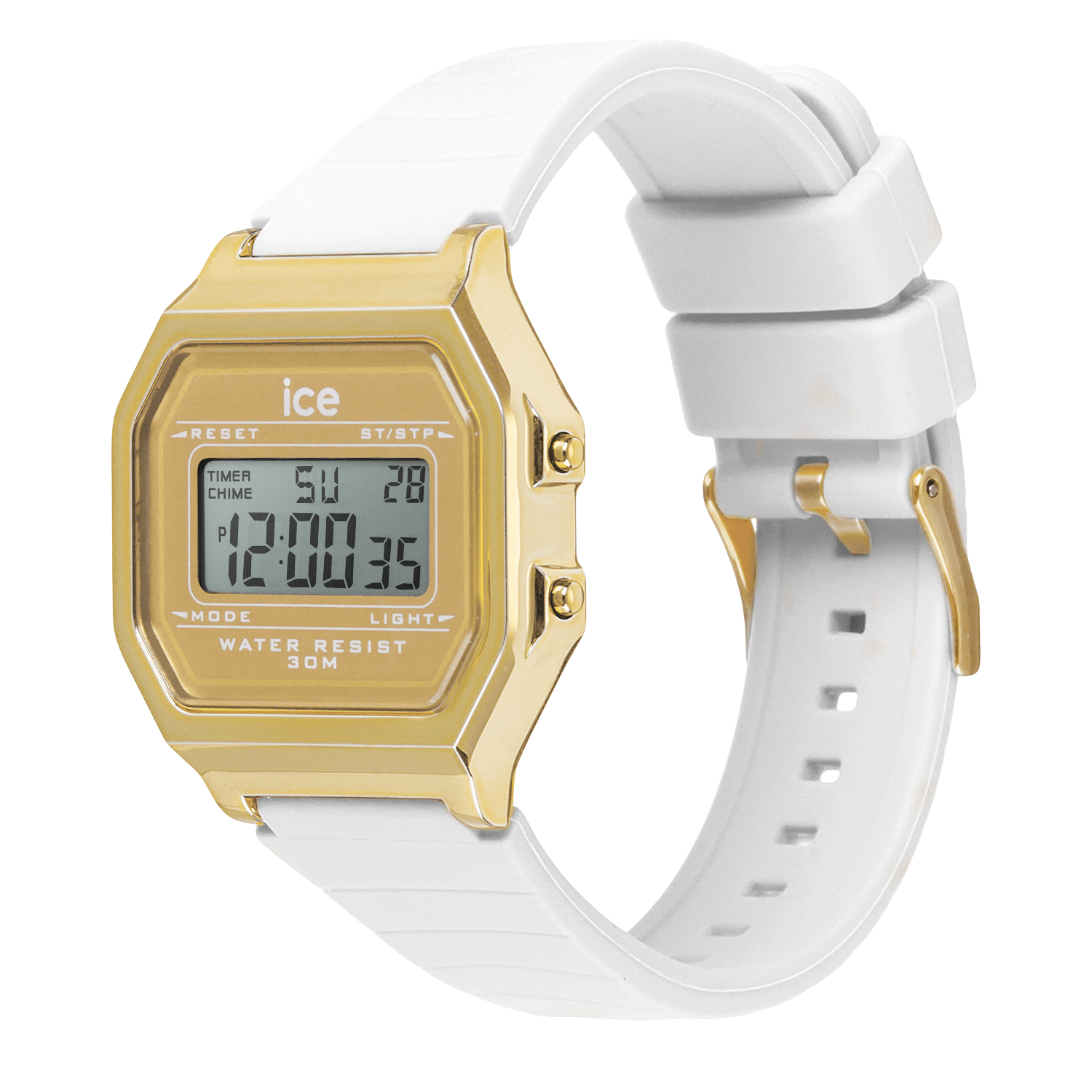 ICE digit retro - White gold Bevilles Jewellers 