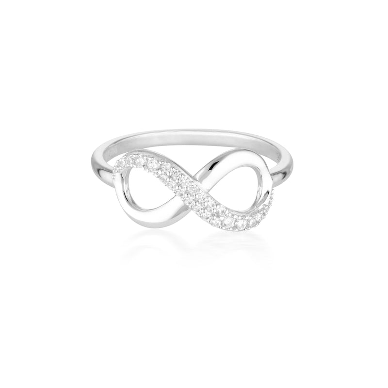 Forever Infinty Ring - Silver Bevilles Jewellers 