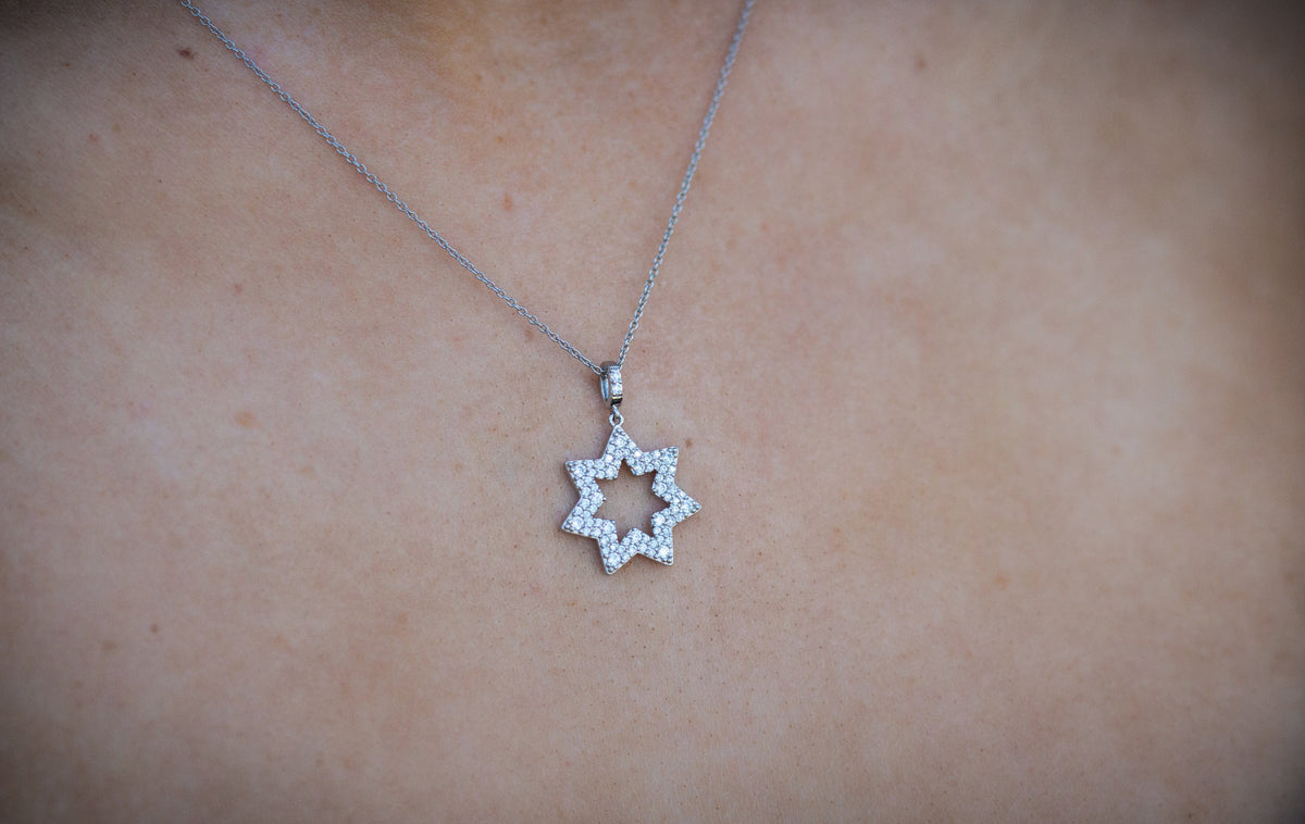 GEORGINI COMMONWEALTH COLLECTION STAR NECKLACE SILVER Bevilles Jewellers 