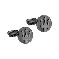 Maserati Hematite Gunmetal Cufflinks Bevilles Jewellers 