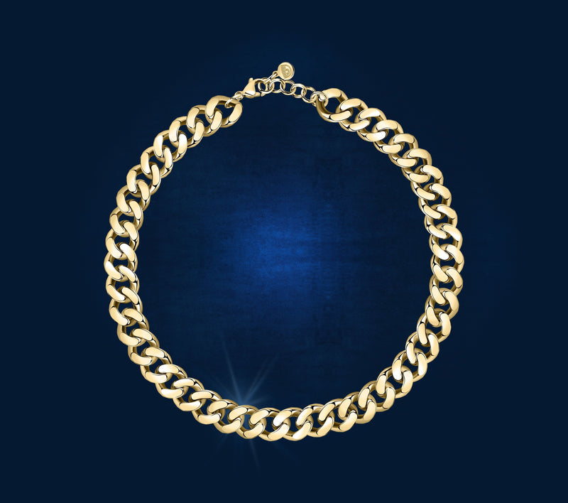 Chiara Ferragni Chain Collection Big Chain Gold Necklace Bevilles Jewellers 