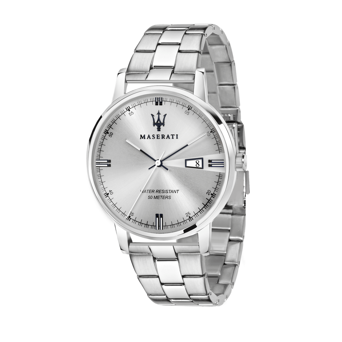 Maserati ELEGANZA 42mm Silver Watch Watches Maserati 