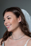 GEORGINI ICONIC BRIDAL PENELOPE EARRING SILVER Bevilles Jewellers 