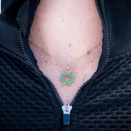 GEORGINI COMMONWEALTH COLLECTION STAR NECKLACE GOLD Bevilles Jewellers 