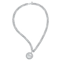 Chiara Ferragni Chain Collection Silver Eye Pendant Bevilles Jewellers 