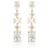 GEORGINI ICONIC BRIDAL CHRISTINA EARRINGS GOLD Bevilles Jewellers 