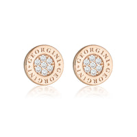 GEORGINI REFLECTION SIGNATURE STUD ROSE GOLD Georgini 
