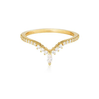 Georgini Rock Star Tiara Gold Ring Bevilles Jewellers 