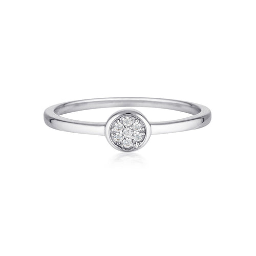 Georgini - Dotti Sterling Silver Cubic Zirconia Ring Bevilles Jewellers 