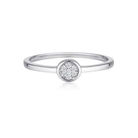 Georgini - Dotti Sterling Silver Cubic Zirconia Ring Bevilles Jewellers 7 