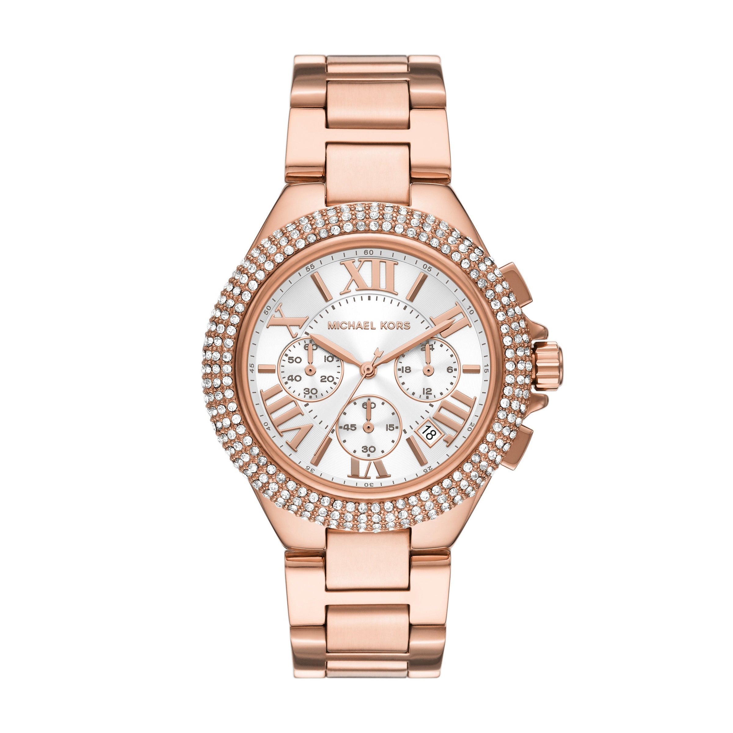 Michael Kors Camille Rose Gold and Stone Women's Watch MK6995 Watches Michael Kors 