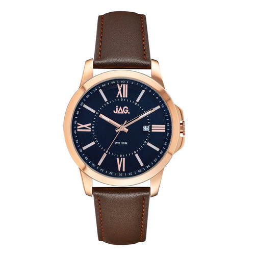 JAG Men's Xavier Leather Band Watch J2155 Watches Jag 
