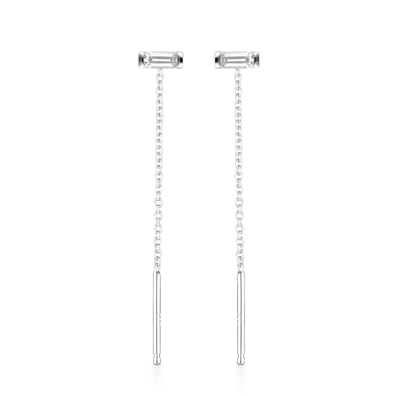 GEORGINI THE LAYERED EDIT TATU EARRING SILVER Bevilles Jewellers 