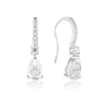 GEORGINI ICONIC BRIDAL ELIZABETH EARRINGS SILVER Bevilles Jewellers 