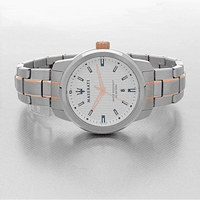 Maserati Successo White Watch Bevilles Jewellers 