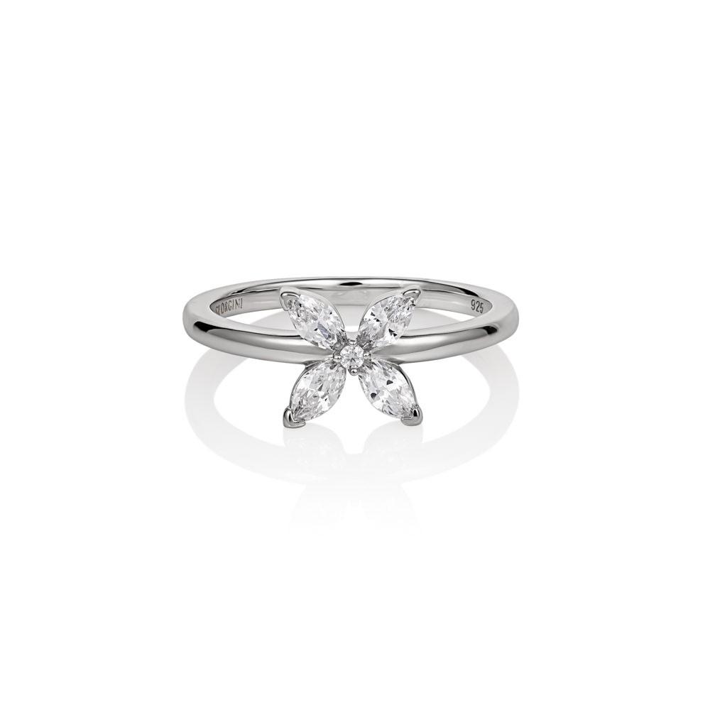 GEORGINI HEIRLOOM FAVOURED RING SILVER Bevilles Jewellers 