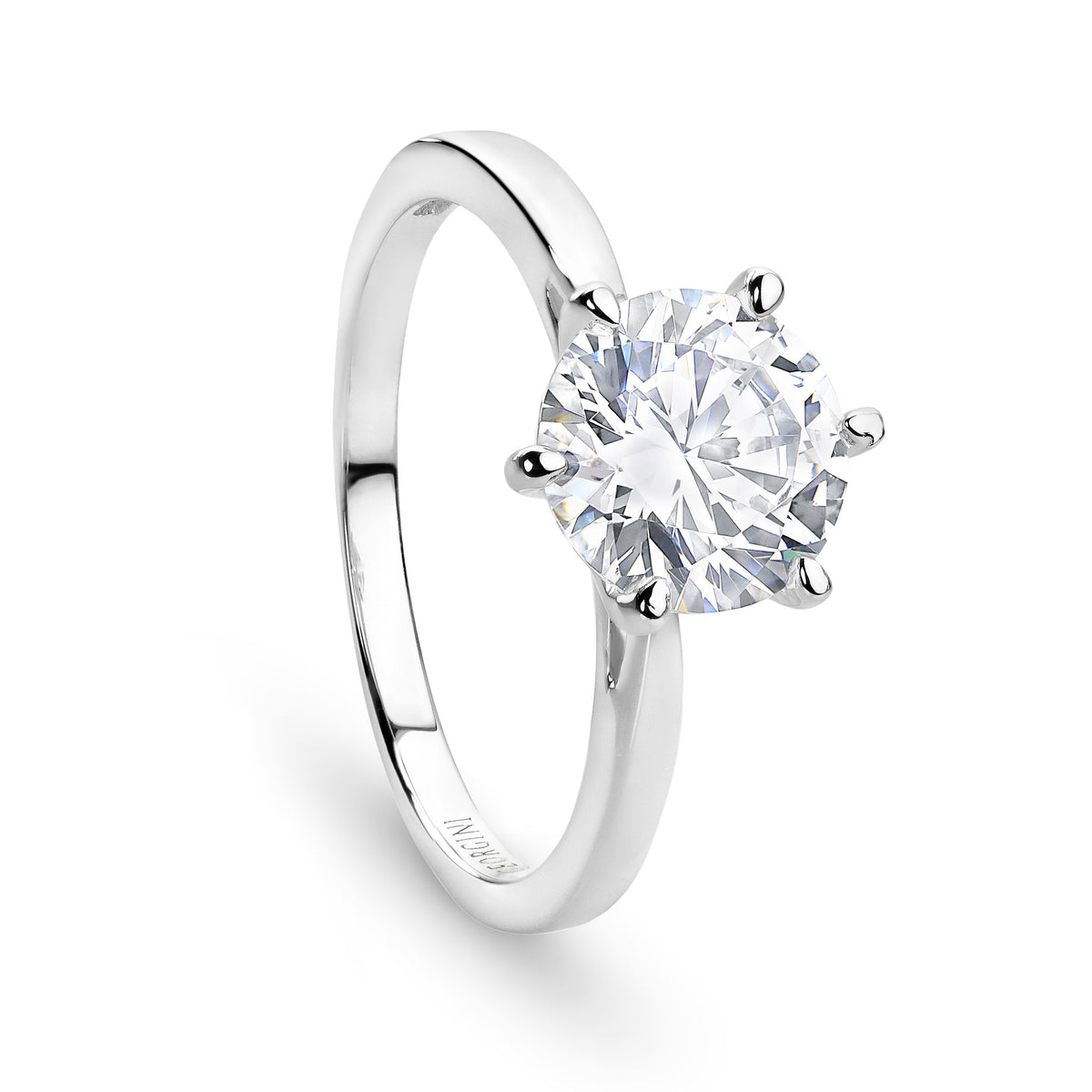 GEORGINI 6 CLAW 8MM BRILLIANT RING Bevilles Jewellers 