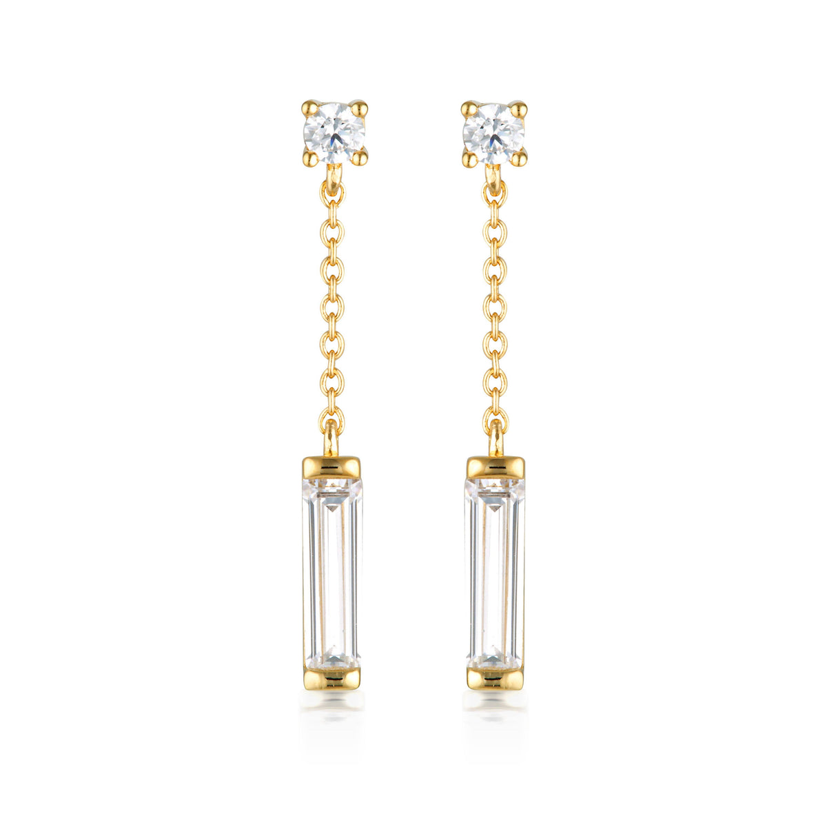 GEORGINI THE LAYERED EDIT TLIETA EARRING GOLD Bevilles Jewellers 