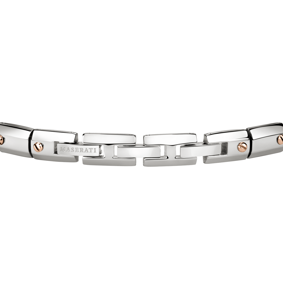 Maserati Jewels Men's Rose Gold Screw Bracelet Bevilles Jewellers 
