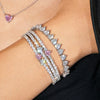 Chiara Ferragni Diamond Heart White Stone Tennis Bracelet Bevilles Jewellers 