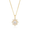 GEORGINI ICONIC BRIDAL ELOISE PENDANT GOLD Bevilles Jewellers 