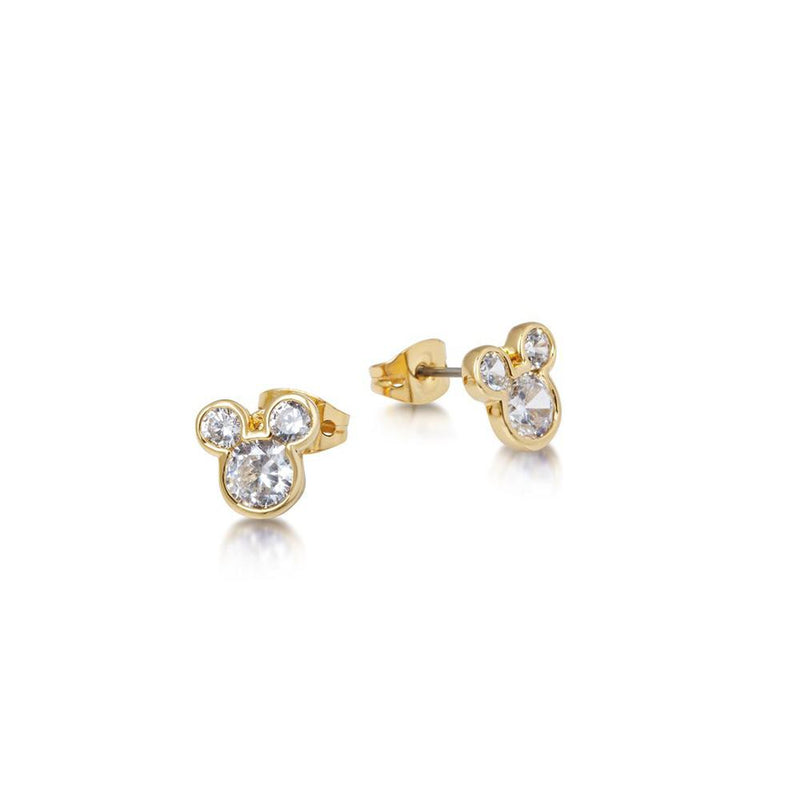 Disney Mickey Mouse Crystal Stud Earrings Earrings Disney by Couture Kingdom 