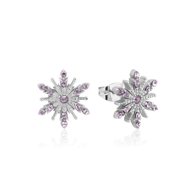 Disney Frozen 2 Anna Purple Snowflake Stud Earrings Earrings Disney by Couture Kingdom 