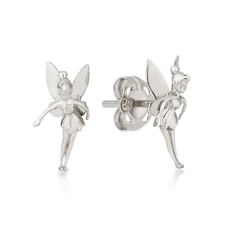 Disney Tinker Bell Silver Stud Earrings Earrings Disney by Couture Kingdom 