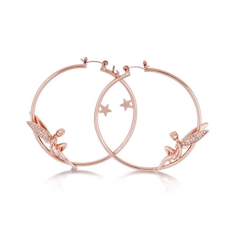 Disney Tinker Bell Hoop Earrings Earrings Disney by Couture Kingdom 