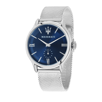 Maserati EPOCA 42mm Blue Dial Steel Mesh Watch Watches Maserati 