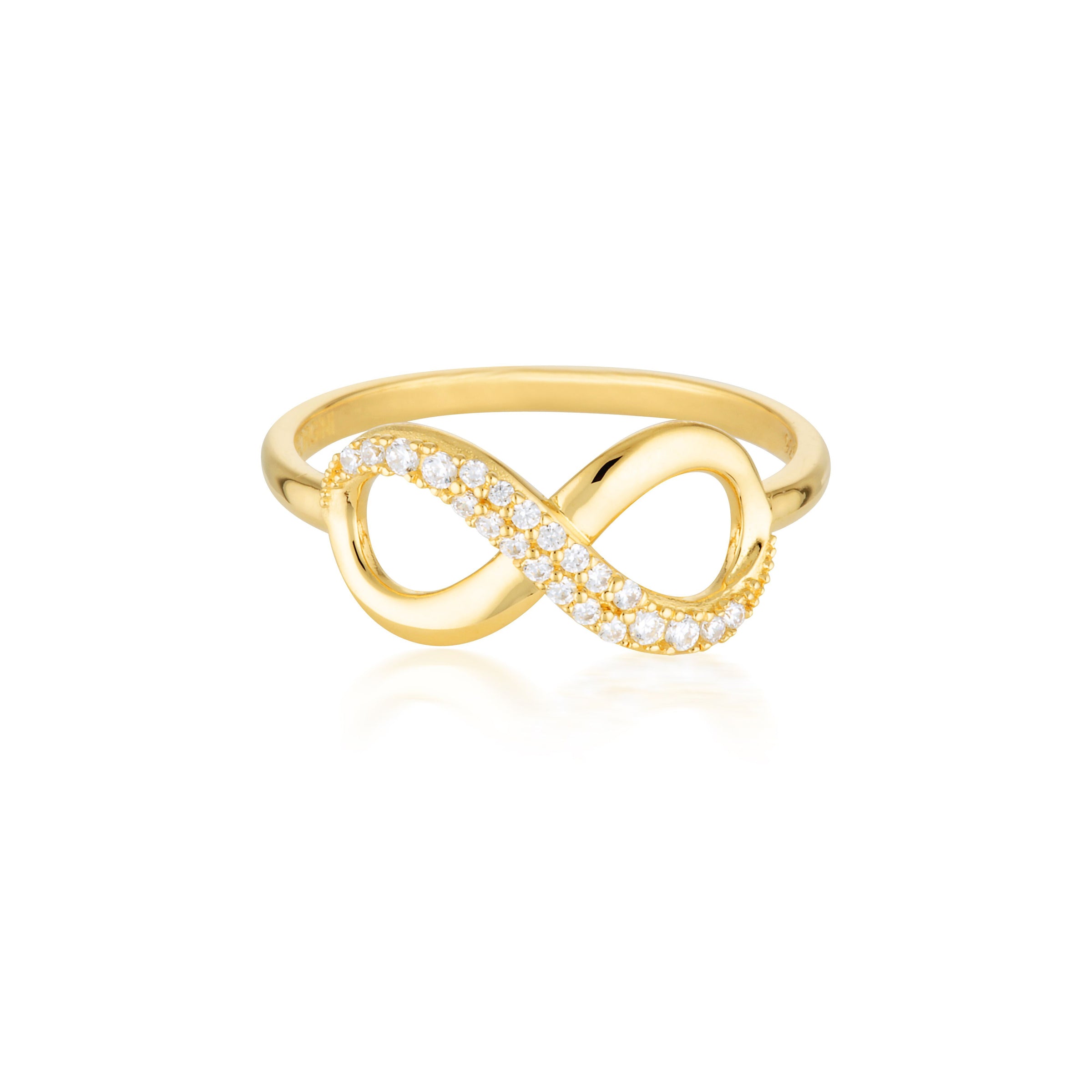 Forever Infinty Ring - Gold Bevilles Jewellers 