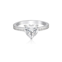 Georgini Aurora First Blush Ring Silver Bevilles Jewellers 