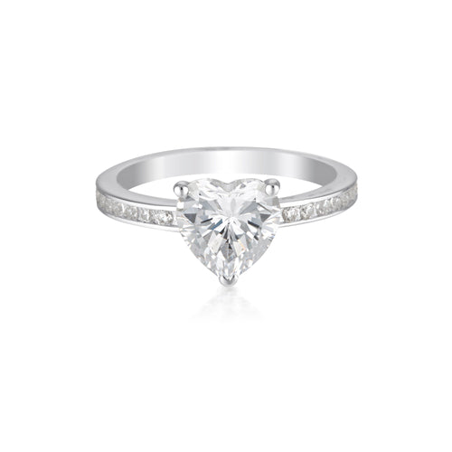 Georgini Aurora First Blush Ring Silver Bevilles Jewellers 