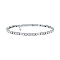 Chiara Ferragni Diamond Heart XL Stone Tennis Bracelet Bevilles Jewellers 