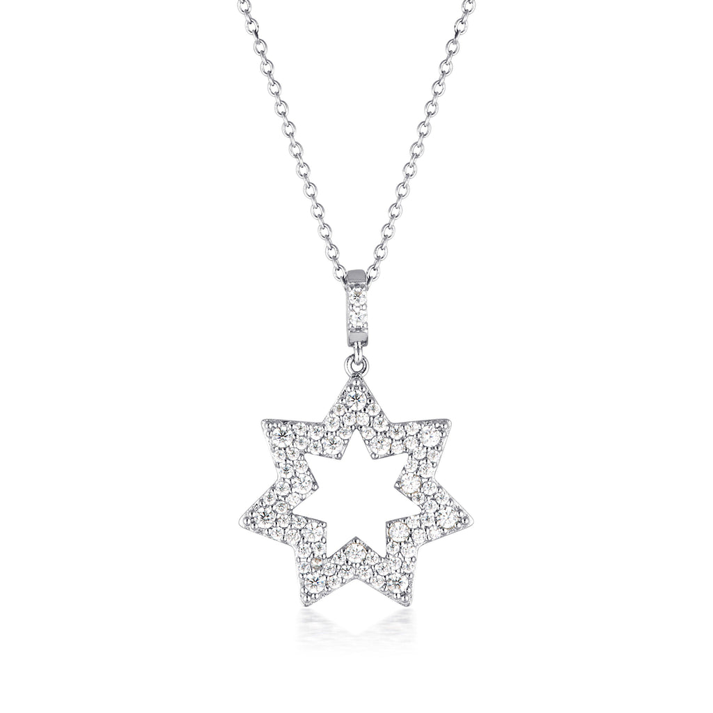 GEORGINI COMMONWEALTH COLLECTION STAR NECKLACE SILVER – Bevilles Jewellers