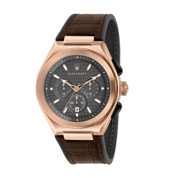 Maserati TRICONIC 43mm Gold Watch Watches Maserati 