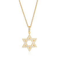 GEORGINI ROCK STAR STAR OF DAVID GOLD PENDANT Bevilles Jewellers 