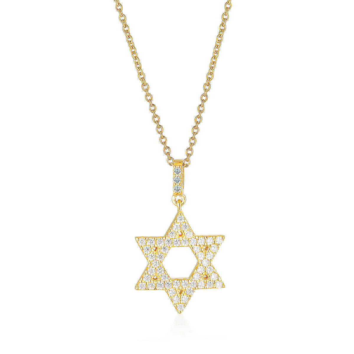 GEORGINI ROCK STAR STAR OF DAVID GOLD PENDANT Bevilles Jewellers 