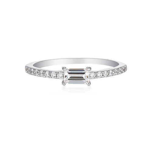 MIKA BAGUETTE RING Bevilles Jewellers 