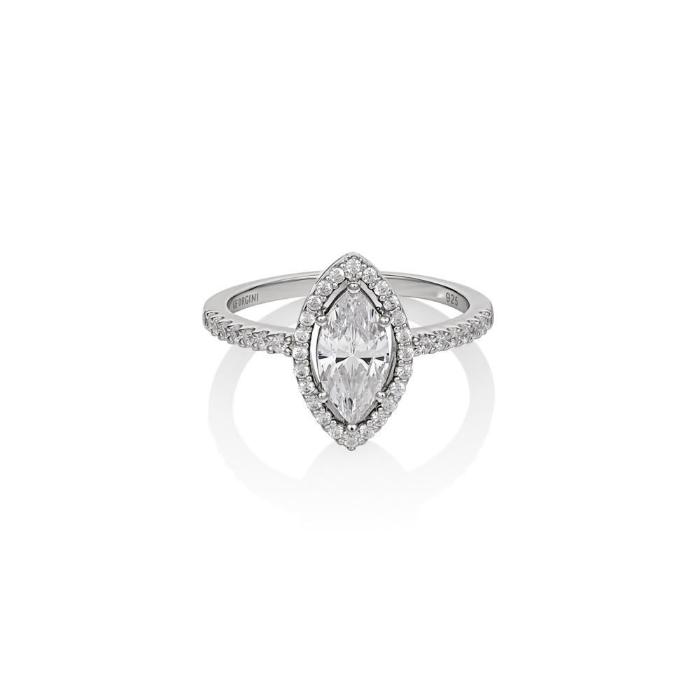 GEORGINI HEIRLOOM SIGNATURE RING SILVER Bevilles Jewellers 