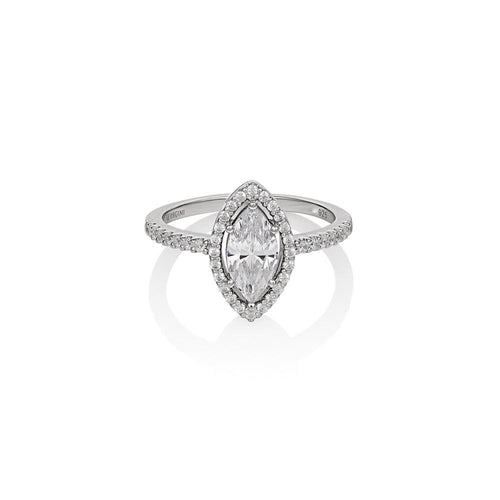 GEORGINI HEIRLOOM SIGNATURE RING SILVER Bevilles Jewellers 