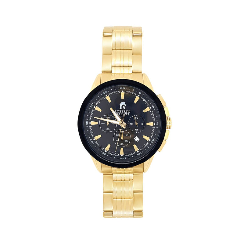 Roberto Carati Gareth Black and Yellow Gold Toned Men's Watch CA262-V2 Watches Roberto Carati 