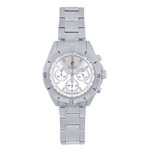 Roberto Carati Apollo Silver Toned Men's Watch AW6011-V5 Watches Roberto Carati 