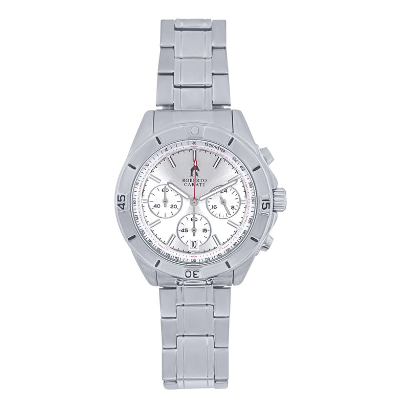 Roberto Carati Apollo Silver Toned Men's Watch AW6011-V5 Watches Roberto Carati 