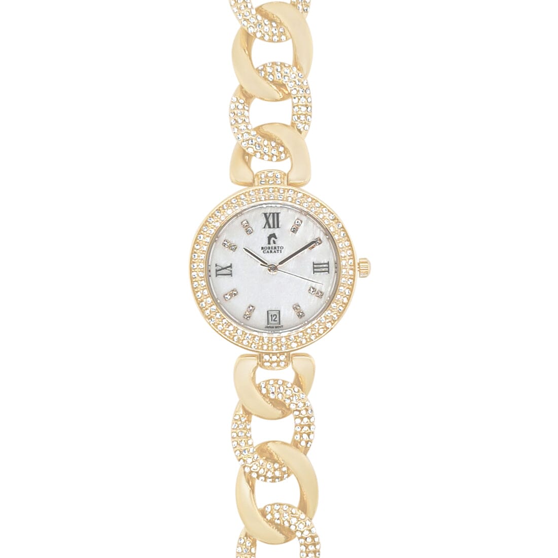 Roberto Carati Vivienne Gold Watch with Crystals M9084-V1 Watches Roberto Carati 