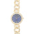 Roberto Carati Vivienne Gold and Blue Watch with Crystals M9084-V5