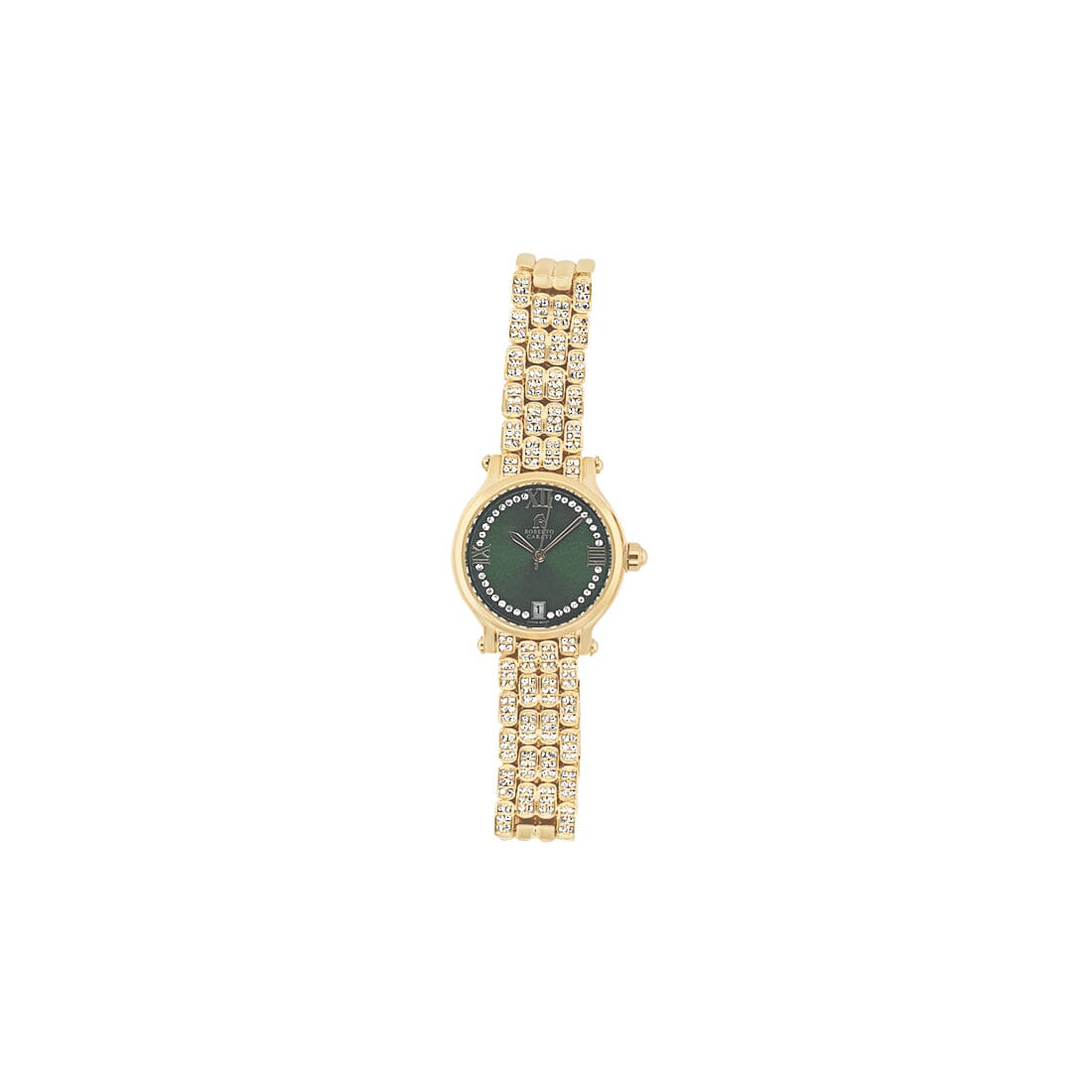 Roberto Carati Tina Green Face Gold Coloured Watch M9148-V4 Watches Roberto Carati 