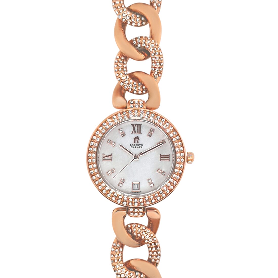 Roberto Carati Vivienne Rose Gold Coloured Watch with Crystals M9084-V2 Watches Roberto Carati 
